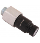 Szybkozłącze hydrauliczne suchoodcinające wtyczka M22x1.5 15L gwint zewnętrzny ISO16028 Waryński