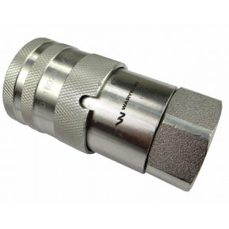 Szybkozłącze hydrauliczne suchoodcinające gniazdo G1/2