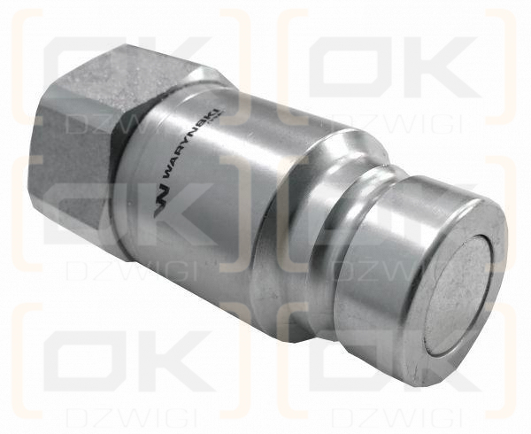 Szybkozłącze hydrauliczne suchoodcinające wtyczka G1