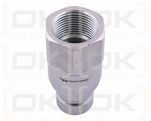 Szybkozłącze hydrauliczne suchoodcinające (rozmiar 3/4) wtyczka G1
