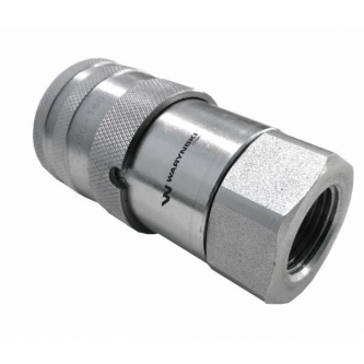 Szybkozłącze hydrauliczne suchoodcinające gniazdo G3/8