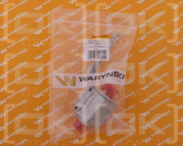 Zawór kulowy hydrauliczny 3-drogowy 3/2 M22x1.5 15L z otworami mocującymi 500 bar Waryński