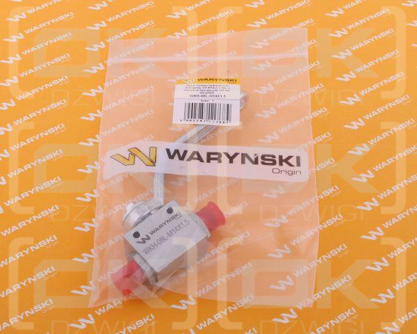 Zawór kulowy hydrauliczny 2-drogowy 2/2 M14x1.5 08L z otworami mocującymi 500 bar Waryński