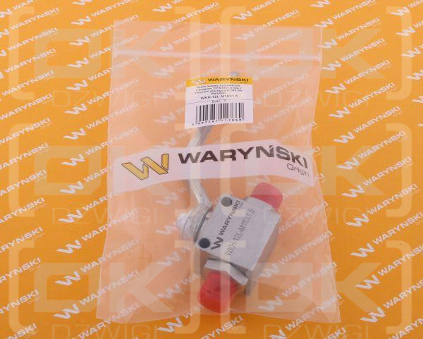 Zawór kulowy hydrauliczny 2-drogowy 2/2 M18x1.5 12L z otworami mocującymi 500 bar Waryński
