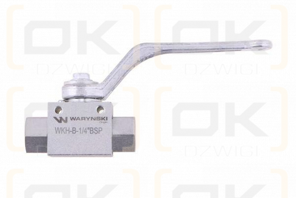 Zawór kulowy hydrauliczny 2-drogowy 2/2 - 1/4