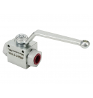 2-Wege-Hydraulikkugelhahn 2/2 - 3/4" BSP mit Befestigungslöchern 315 bar Waryński