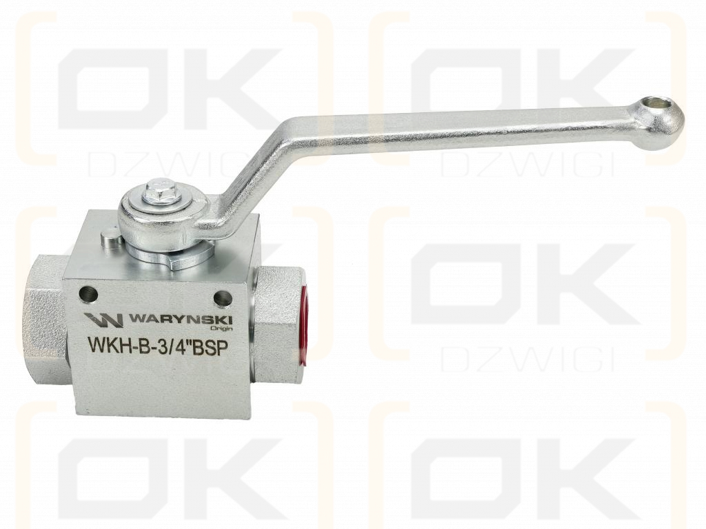 Zawór kulowy hydrauliczny 2-drogowy 2/2 - 3/4