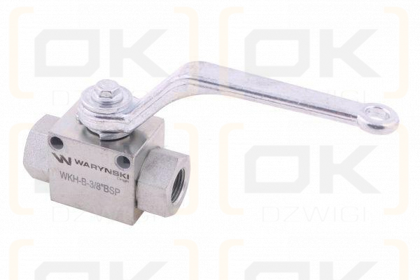 Zawór kulowy hydrauliczny 2-drogowy 2/2 - 3/8