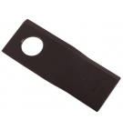 Nóż. nożyk kosiarka lewy 100x40x3mm otwór 19 zastosowanie 580290966 BCS Sipma WARYŃSKI ( sprzedawane po 25 )