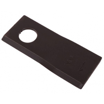 Nóż. nożyk kosiarka prawy 100x40x3mm otwór 19 zastosowanie 580290955 BCS Sipma WARYŃSKI ( sprzedawane po 25 )
