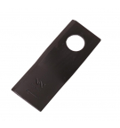 Nóż. nożyk kosiarka prawy 100X40X3mm otwór 19 zastosowanie RS 100/3 Sipma WARYŃSKI ( sprzedawane po 25 )