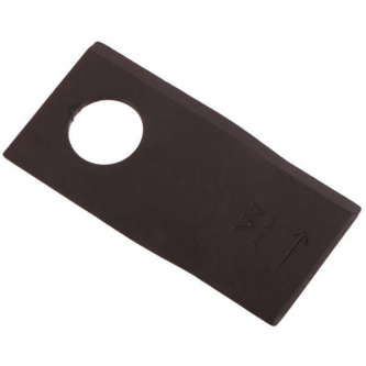 Nóż. nożyk kosiarka lewy 100x48x3mm otwór 23 zastosowanie T683L Mortl WARYŃSKI ( sprzedawane po 25 )