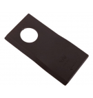 Nóż. nożyk kosiarka prawy 100x48x3mm otwór 23 zastosowanie T683R Mortl WARYŃSKI ( sprzedawane po 25 )