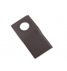 Nóż. nożyk kosiarka lewy 100X50X4mm otwór 21 zastosowanie RS100 Samasz WARYŃSKI ( sprzedawane po 25 )