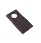 Nóż. nożyk kosiarka prawy 100X50X4mm otwór 21 zastosowanie RS100 Samasz WARYŃSKI ( sprzedawane po 25 )