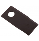 Nóż. nożyk kosiarka lewy 102x48x4mm otwór 19 zastosowanie 140693 Fella WARYŃSKI ( sprzedawane po 25 )