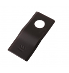 Nóż. nożyk kosiarka gięty 105x46x3mm otwór 21 zastosowanie CM120 Vicon Kverneland WARYŃSKI ( sprzedawane po 25 )