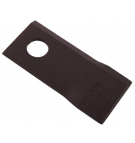 Nóż. nożyk kosiarka prawy 107x50x4mm otwór 19 zastosowanie 570684 Niemeyerl WARYŃSKI ( sprzedawane po 25 )