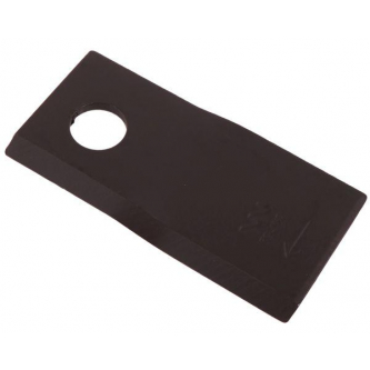 Nóż. nożyk kosiarka prawy 107x48x4mm otwór 18.5 zastosowanie 90261560 99361560 Vicon WARYŃSKI ( sprzedawane po 25 )