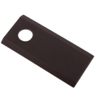 Nóż, nożyk kosiarka 107X50X4mm otwór 18.25 zastosowanie XD 570 PZ Vicon Kverneland WARYŃSKI ( sprzedawane po 25 )