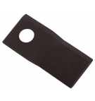 Nóż. nożyk kosiarka lewy 107x50x4mm otwór 19 zastosowanie 13800031 JF-Stoll WARYŃSKI ( sprzedawane po 25 )