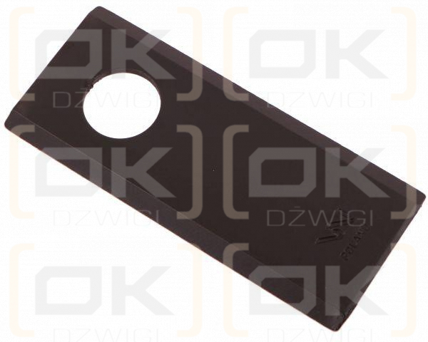 Nóż, nożyk kosiarka 108X46X3mm otwór 21 zastosowanie 108D Galfre WARYŃSKI ( sprzedawane po 25 )