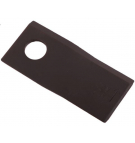 Nóż. nożyk kosiarka lewy 108x47x4mm otwór 19 zastosowanie 1434985 Pottinger WARYŃSKI ( sprzedawane po 25 )