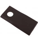 Nóż. nożyk kosiarka prawy 108x47x4mm otwór 19 zastosowanie 1434986 Pottinger WARYŃSKI ( sprzedawane po 25 )