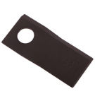 Nóż. nożyk kosiarka lewy 108x48x4mm otwór 21 zastosowanie 434971 Pottinger WARYŃSKI ( sprzedawane po 25 )