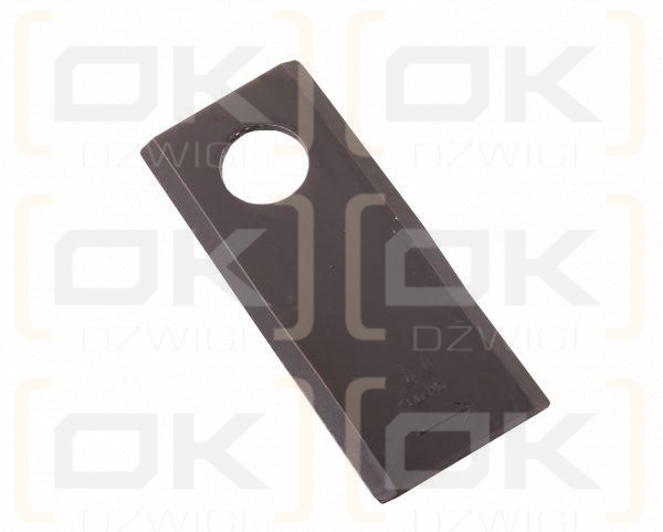 Nóż. nożyk kosiarka lewy 110x48x3mm otwór 21 zastosowanie 108L Galfre WARYŃSKI ( sprzedawane po 25 )