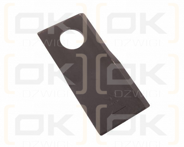 Nóż. nożyk kosiarka prawy 110x50x3mm otwór 21 zastosowanie 4047015 Galfre WARYŃSKI ( sprzedawane po 25 )