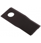 Nóż. nożyk kosiarka lewy 112x48x4mm otwór 19 zastosowanie 123706 134309 Fella WARYŃSKI ( sprzedawane po 25 )