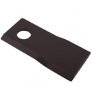 Nóż. nożyk kosiarka prawy 114x48x4mm otwór 19 zastosowanie 13800015 JF-Stoll WARYŃSKI ( sprzedawane po 25 )