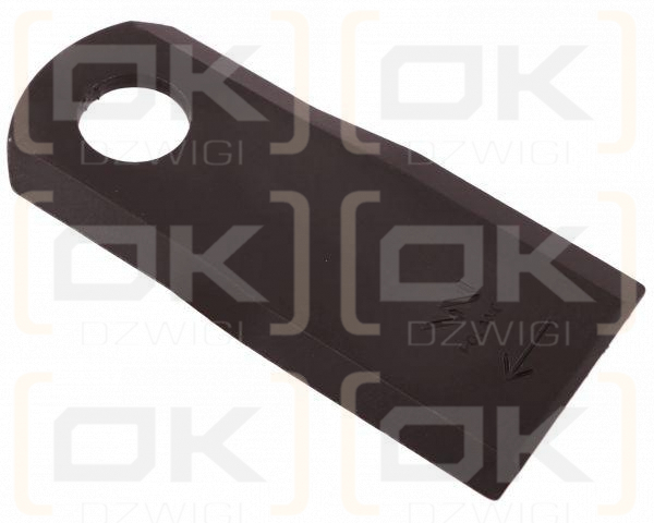 Nóż. nożyk kosiarka prawy 116x48x4mm otwór 20.5 zastosowanie 6804720 Kuhn WARYŃSKI ( sprzedawane po 25 )