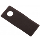 Nóż. nożyk kosiarka lewy 118x48x4mm otwór 19 zastosowanie 133075 Fella WARYŃSKI ( sprzedawane po 25 )