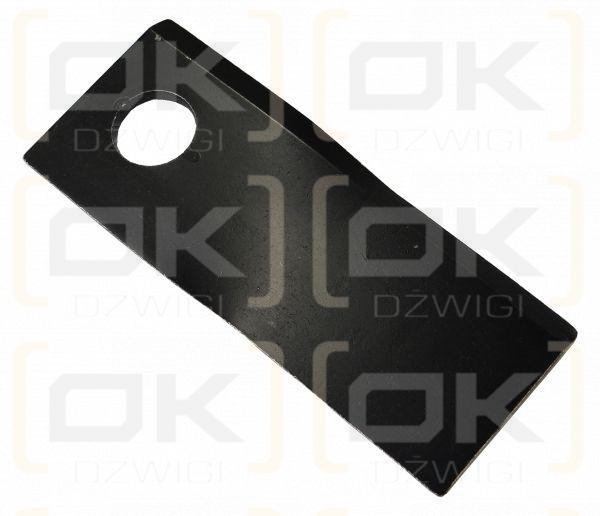 Nóż, nożyk kosiarka 120X48X4X18,5 lewy zastosowanie 111724 Fella WARYŃSKI ( sprzedawane po 25 )