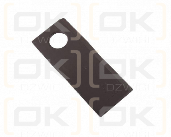 Nóż. nożyk kosiarka lewy 120X50X4mm otwór 21 zastosowanie RF 120/4 Pronar WARYŃSKI ( sprzedawane po 25 )