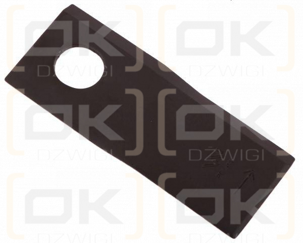Nóż. nożyk kosiarka lewy 126x48x4mm otwór 20.5x23 zastosowanie 56110900 Kverneland Taarup WARYŃSKI ( sprzedawane po 25 )