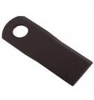 Nóż. nożyk kosiarka lewy 129.5x48x4mm otwór 21.2 zastosowanie 129MEL Marangon WARYŃSKI ( sprzedawane po 25 )