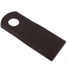 Nóż. nożyk kosiarka prawy 129.5x48x4mm otwór 21.2 zastosowanie 129MER Marangon WARYŃSKI ( sprzedawane po 25 )