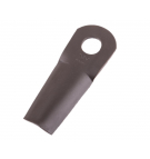 Nóż. nożyk kosiarka gięty 132X50X4mm otwór 20.5x23 zastosowanie 13800013 JF-Stoll WARYŃSKI ( sprzedawane po 25 )