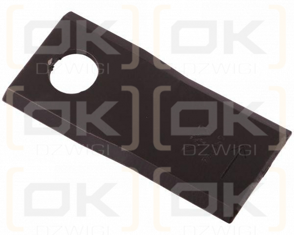 Nóż. nożyk kosiarka lewy 88x40x3mm otwór 16.25 zastosowanie 56151000 Kuhn WARYŃSKI ( sprzedawane po 25 )