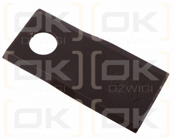 Nóż. nożyk kosiarka prawy 88x40x3mm otwór 16.25 zastosowanie 56151100 Kuhn WARYŃSKI ( sprzedawane po 25 )