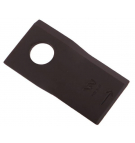 Nóż. nożyk kosiarka lewy 90x48x4mm otwór 19 zastosowanie 1448251 Krone WARYŃSKI ( sprzedawane po 25 )