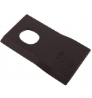 Nóż. nożyk kosiarka prawy 92x48x4mm otwór 20x24 zastosowanie 13800022 JF-Stoll WARYŃSKI ( sprzedawane po 25 )