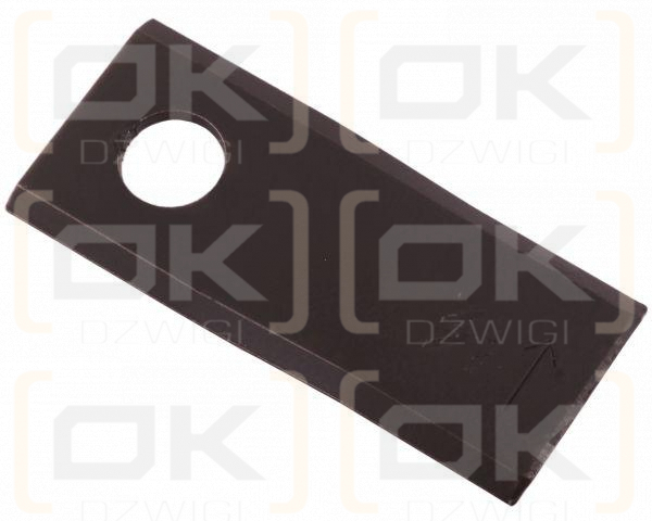 Nóż. nożyk kosiarka lewy 93x40x3mm otwór 16.2 zastosowanie 56151200 Kuhn WARYŃSKI ( sprzedawane po 25 )