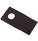 Nóż. nożyk kosiarka lewy 94x48x3mm otwór 19 zastosowanie 570409 Niemeyer Kverneland WARYŃSKI ( sprzedawane po 25 )