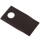 Nóż. nożyk kosiarka lewy 94x48x4mm otwór 19 zastosowanie TF-71 Kverneland Taarup WARYŃSKI ( sprzedawane po 25 )