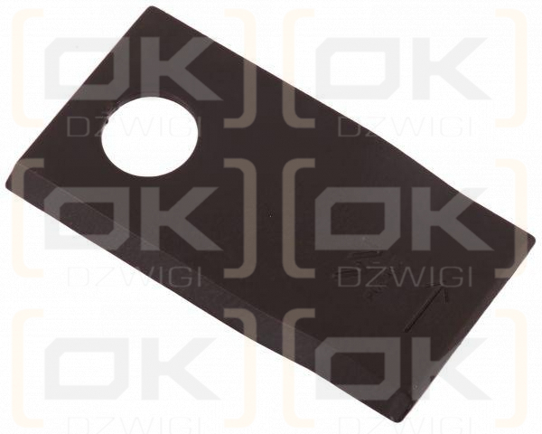 Nóż. nożyk kosiarka lewy 94x48x4mm otwór 19 zastosowanie TF-71 Kverneland Taarup WARYŃSKI ( sprzedawane po 25 )