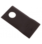 Nóż. nożyk kosiarka prawy 94x48x4mm otwór 19 zastosowanie TF-70 Kverneland Taarup WARYŃSKI ( sprzedawane po 25 )